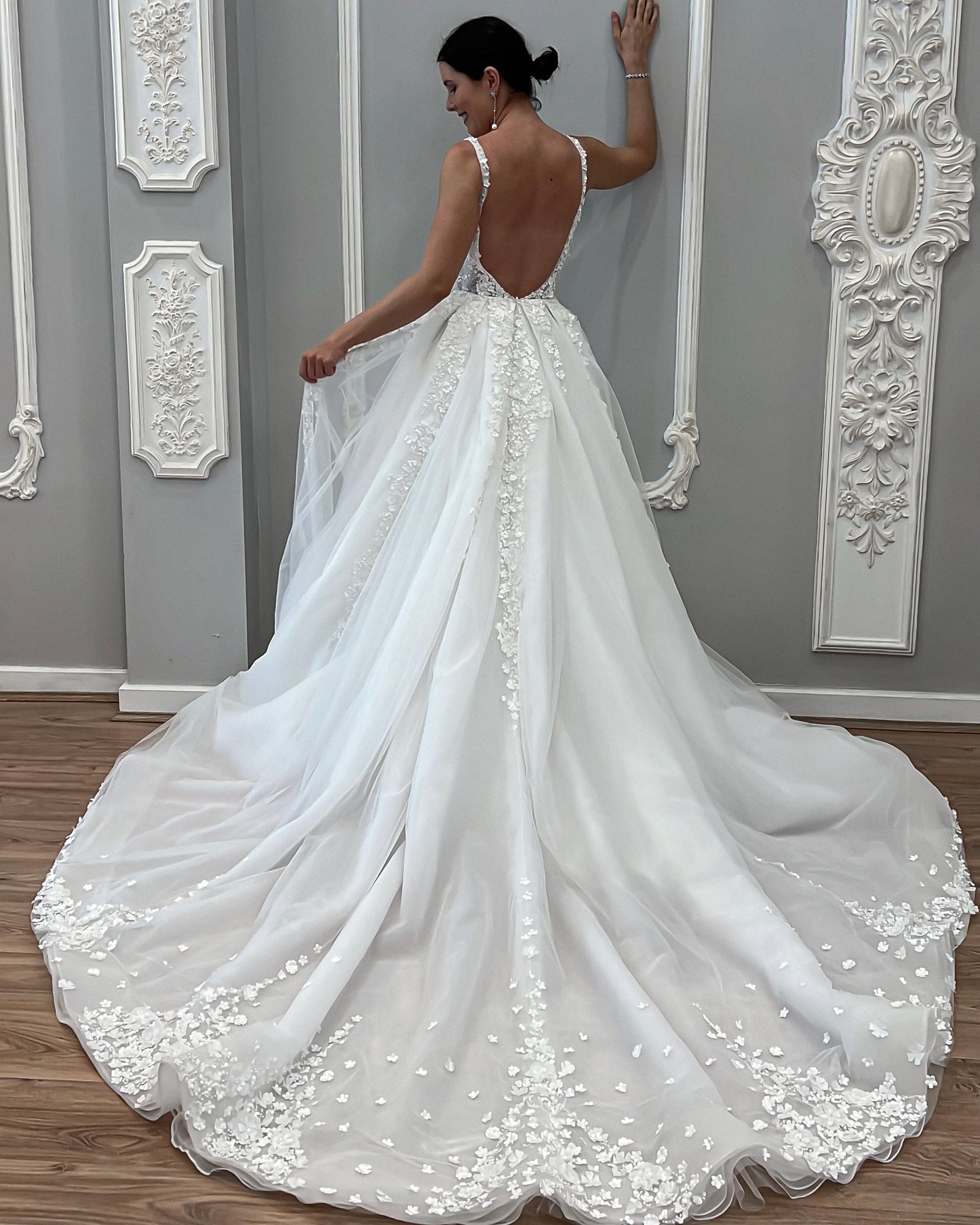 Fleur Matching Overskirt (Size 18)